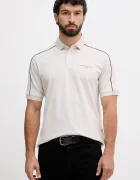 Armani Exchange Памучна тениска с яка