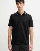 Armani Exchange Памучна тениска с яка