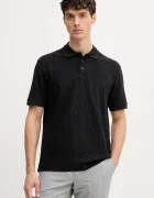 Armani Exchange Памучна тениска с яка