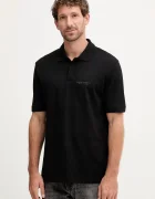 Armani Exchange Памучна тениска с яка