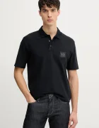 Armani Exchange Памучна тениска с яка