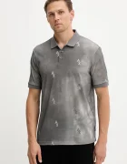 Armani Exchange Памучна тениска с яка