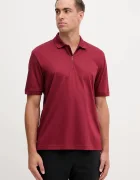 Armani Exchange Памучна тениска с яка