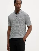 Armani Exchange Памучна тениска с яка