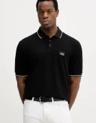 Armani Exchange Памучна тениска с яка
