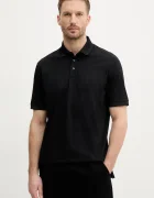 Armani Exchange Памучна тениска с яка