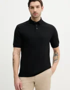 Armani Exchange Памучна тениска с яка