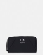 Armani Exchange портфейл дамски от имитация на кожа черен XW000359 AF26569
