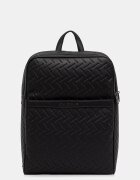 Armani Exchange Раница мъжка от имитация на кожа черна XM002596