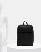 Armani Exchange Раница мъжка от имитация на кожа черна XM002596
