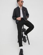 Armani Exchange Риза мъжка в бяло с кройка по тялото класическа яка 8NZC31 ZN28Z NOS