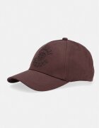Armani Exchange шапка с козирка дамска от памук кафява XW003042 AF15502