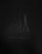 Armani Exchange Суичър в черно с качулка с изчистен дизайн XW000827 AF13397