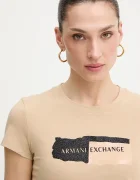 Armani Exchange Тениска дамска в бежово XW002841 AF16294
