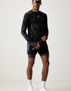 Asics блуза с дълги ръкави за трениране мъжка ROAD SEAMLESS LS TOP черна 2011D356.001