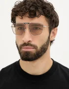 Balenciaga Слънчеви очила мъжки в сребристо BB0246SA