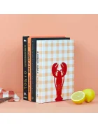 Balvi Подпора за книги Lobster 16 x 10 x 10 cm в червено