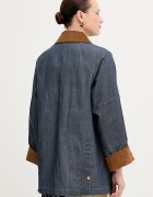 Barbour Дънково яке Asker в тъмносиньо преходен модел LCA0394