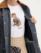 Barbour Дънково яке Asker в тъмносиньо преходен модел LCA0394
