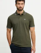 Barbour Памучна тениска с яка