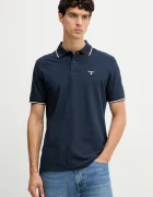 Barbour Памучна тениска с яка