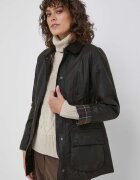 Barbour Памучно яке Classic Beadnell Wax Jacket в кафяво преходен модел
