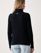Barbour пуловер дамски с вълна Ambleside тъмносин LKN1862