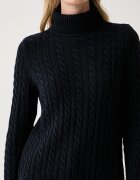 Barbour пуловер дамски с вълна Ambleside тъмносин LKN1862