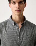 Barbour риза мъжка от памук Turner сива MSH5367