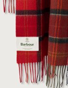 Barbour шал дамски от вълна червен LSC0477