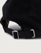 Barbour шапка с козирка дамска от памук тъмносиня LHA0653