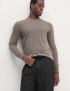 Barbour Вълнен пуловер мъжки в кафяво MKN0345