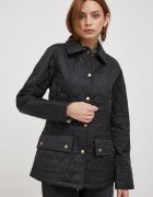 Barbour Яке Beadnell Quilt в черно преходен модел