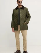 Barbour Яке le Quilt в зелено преходен модел MQU0001