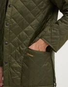 Barbour Яке le Quilt в зелено преходен модел MQU0001
