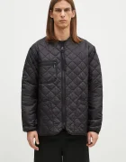 Barbour Яке Liddesdale Liner Quilted Jacket в черно преходен модел с уголемена кройка MQU1788