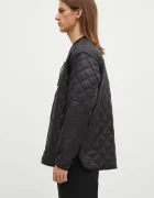Barbour Яке Liddesdale Liner Quilted Jacket в черно преходен модел с уголемена кройка MQU1788