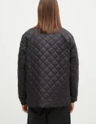 Barbour Яке Liddesdale Liner Quilted Jacket в черно преходен модел с уголемена кройка MQU1788