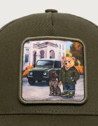 baron filou шапка trucker от памучна материя зелена 000017299