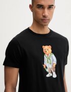 baron filou тениска от памук Filou CLXVIII. черна 000015531