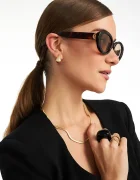 berries обици дамски от позлатено сребро SHELL MINI Earrings K0006G