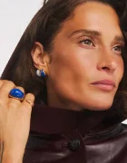 berries обици дамски от позлатено сребро Viva Blueberry Earrings KE009G