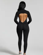 betterme спортен гащеризон дамски Full-Length Catsuit черен BDS00009