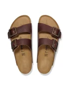 Birkenstock Кожени чехли Arizona Vintage Wood Wire Buckle мъжки в кафяво 1030702