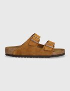 Birkenstock Велурени чехли Arizona