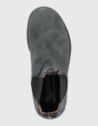 Blundstone Кожени боти челси 587 дамски в сиво с равна подметка 587