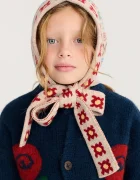 Bobo Choses шапка за деца от вълна бежова B226AI084