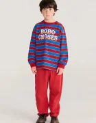 Bobo Choses тениска за деца от памук синя B226AC110