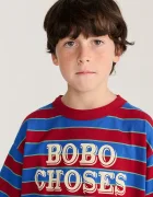 Bobo Choses тениска за деца от памук синя B226AC110