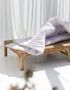 bongusta Памучно покривало Puffy 150 x 200 cm в сиво
